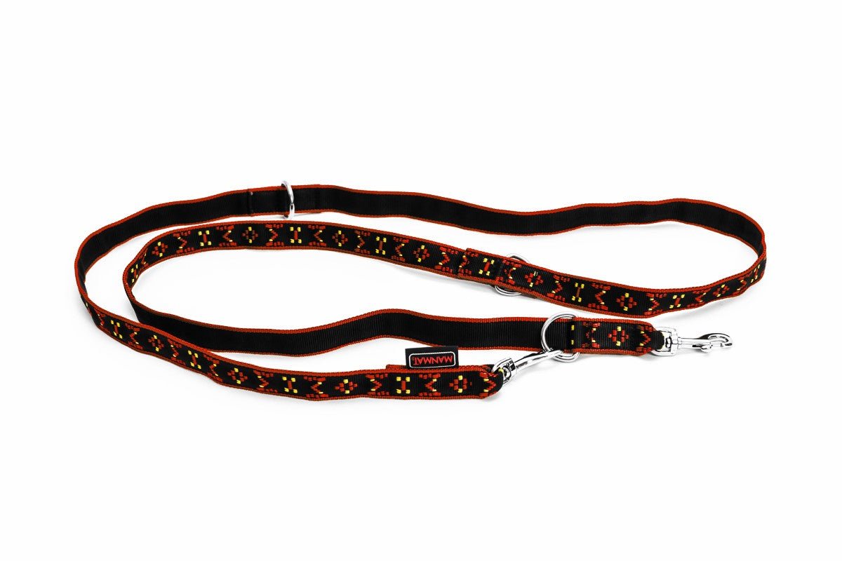Multi Clip Dog Lead Slim (ManMat) - SnowPaw Store - ManMat - Dog Collars, Leads, Belts